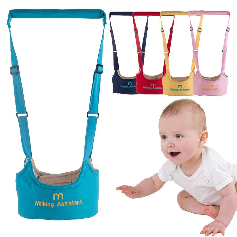 حامل الأطفال الآمن Baby Safe Keeper حزام السلامة والرباط للأطفال - حافظ على قرب الأطفال والرضع - حزام كتف مبطن لراحة الأطفال - مناسب للأطفال الصغار  You